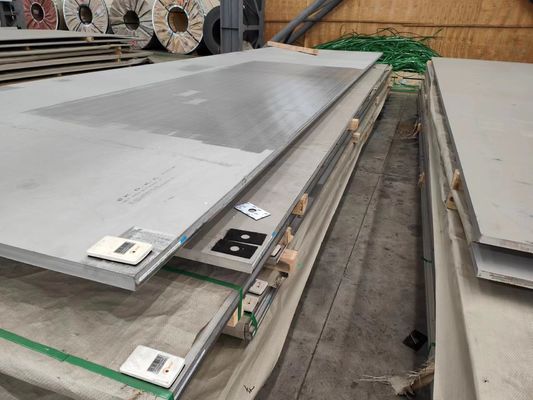 ATSM SS 304 2b Finish  Stainless Steel Metal Plates With Corrugated Perforated Technics