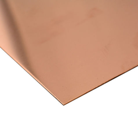 1.2mm 0.8 Mm Copper Sheet For Industrial Decorative Construction