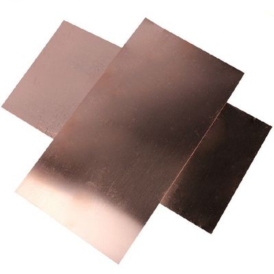 0.5mm 2mm Copper Metal Plates , C10100 Copper Sheet For Decorate Materials