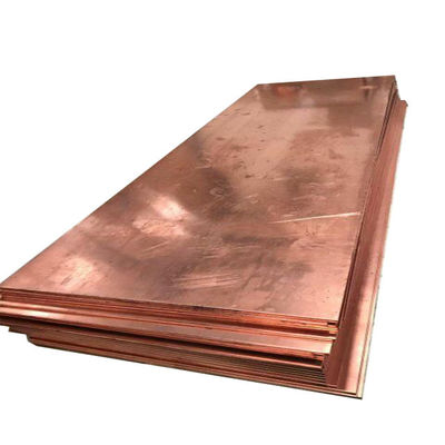 Industrial Embossed Brass Copper Sheet  0.1mm Thickness 2500mm Width