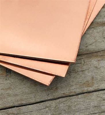 3mm Industrial Copper Plates , C22000 C67400 Gold Plated Copper Sheet