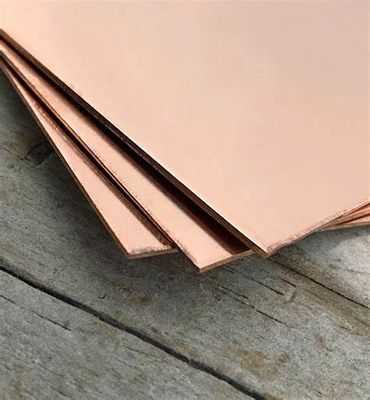 3mm Industrial Copper Plates , C22000 C67400 Gold Plated Copper Sheet