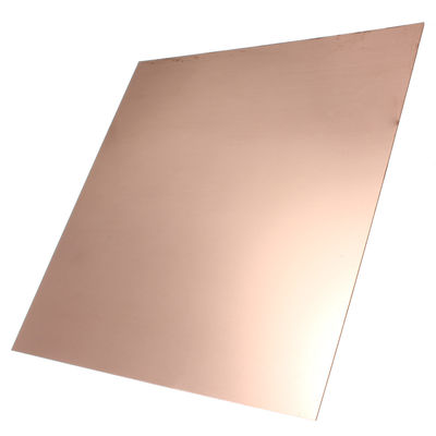 H65 4x8 Copper Sheet 0.5mm Thickness With Mill Sand Blast Surface